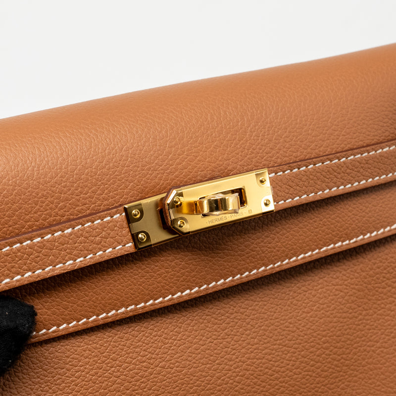 Hermes Kelly Danse Evercolor Gold GHW Stamp K