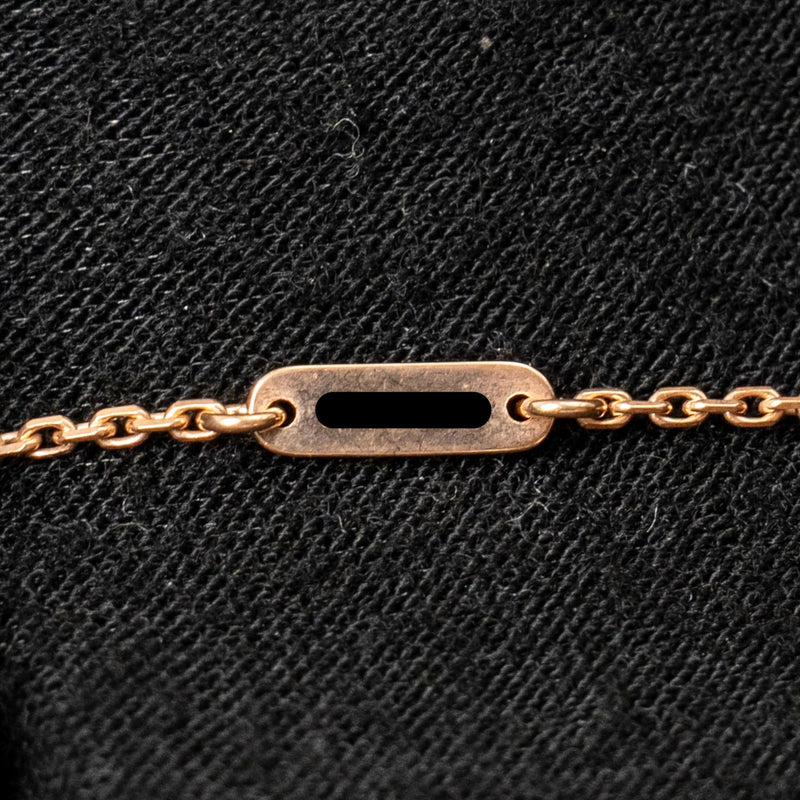 Van Cleef & Arpels Sweet Alhambra Pendant Rose Gold, Carnelian