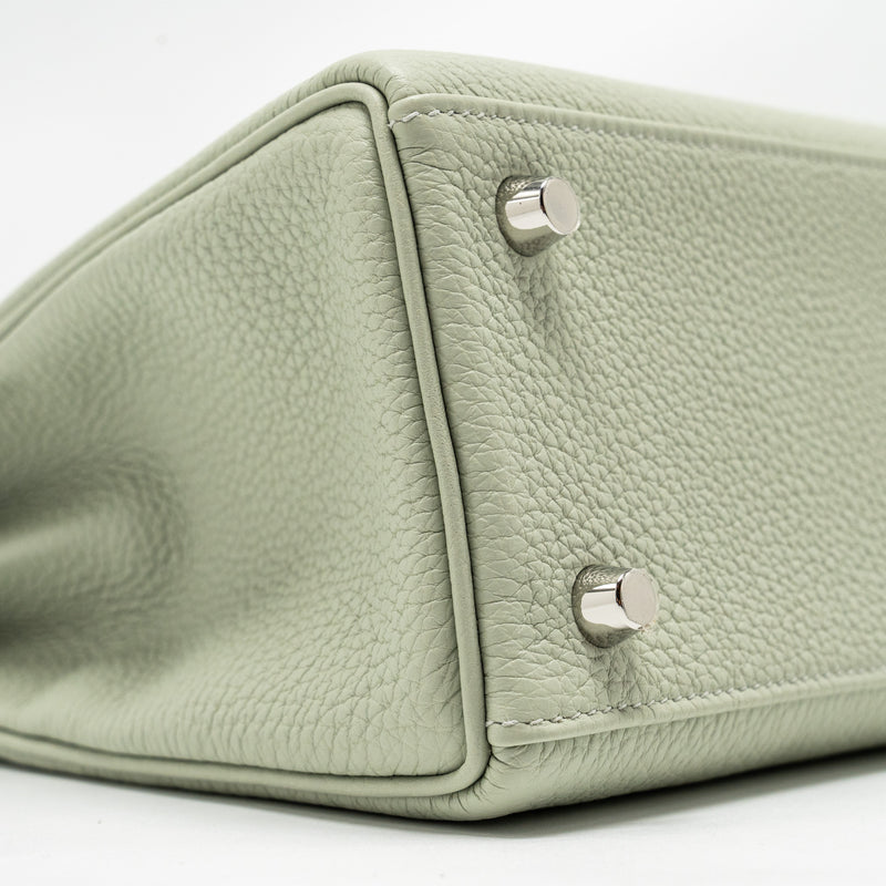 Hermes Kelly 25 Togo Gris Neve SHW Stamp B