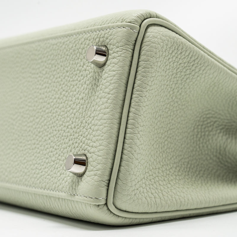 Hermes Kelly 25 Togo Gris Neve SHW Stamp B
