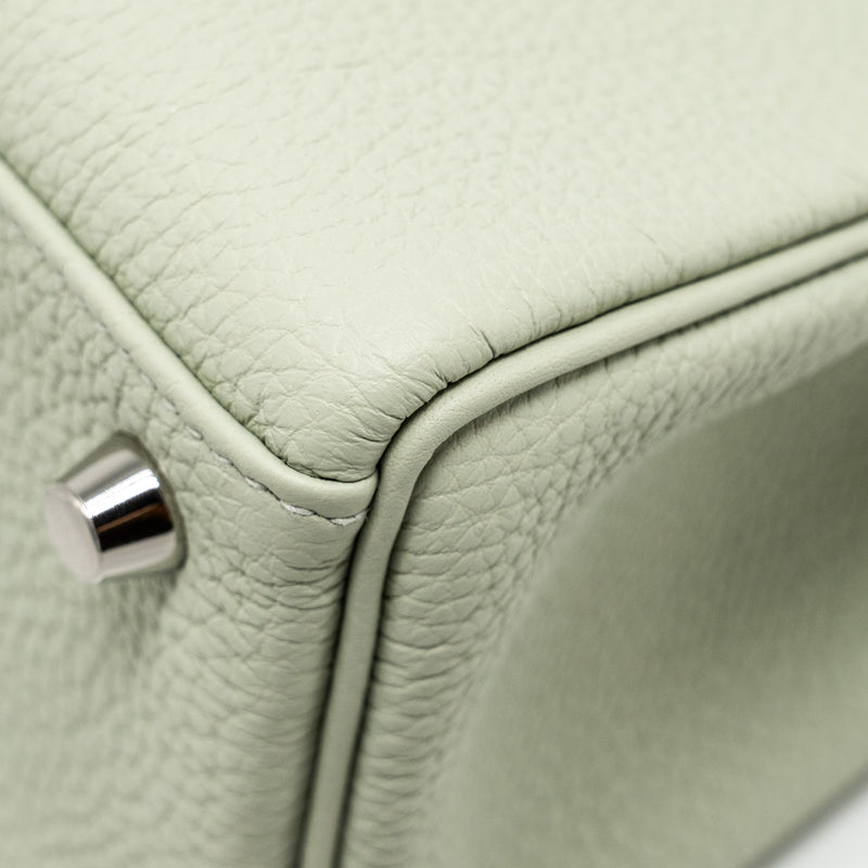Hermes Kelly 25 Togo Gris Neve SHW Stamp B