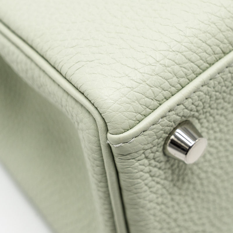 Hermes Kelly 25 Togo Gris Neve SHW Stamp B