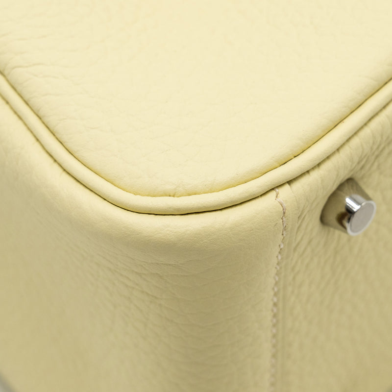Hermes Mini Lindy II Clemence Jaune Milton SHW Stamp W