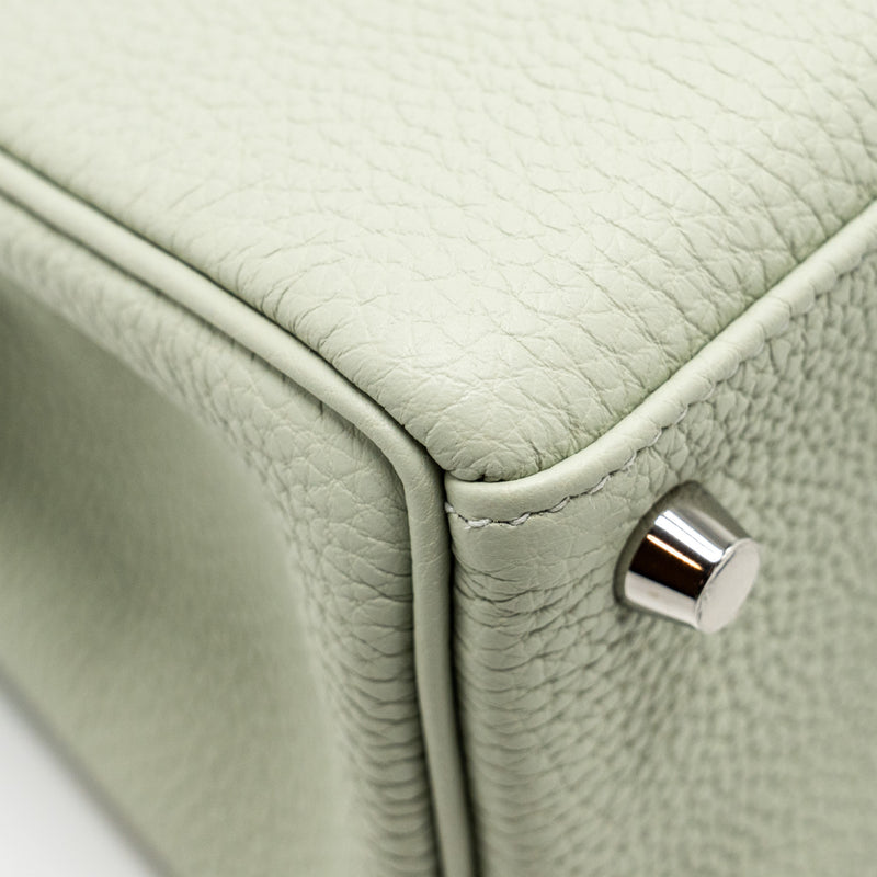 Hermes Kelly 25 Togo Gris Neve SHW Stamp B