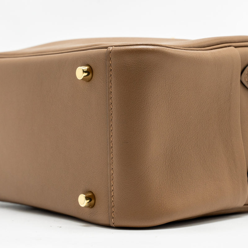 Hermes Mini Lindy Swift Alezan/Biscuit GHW Stamp Z