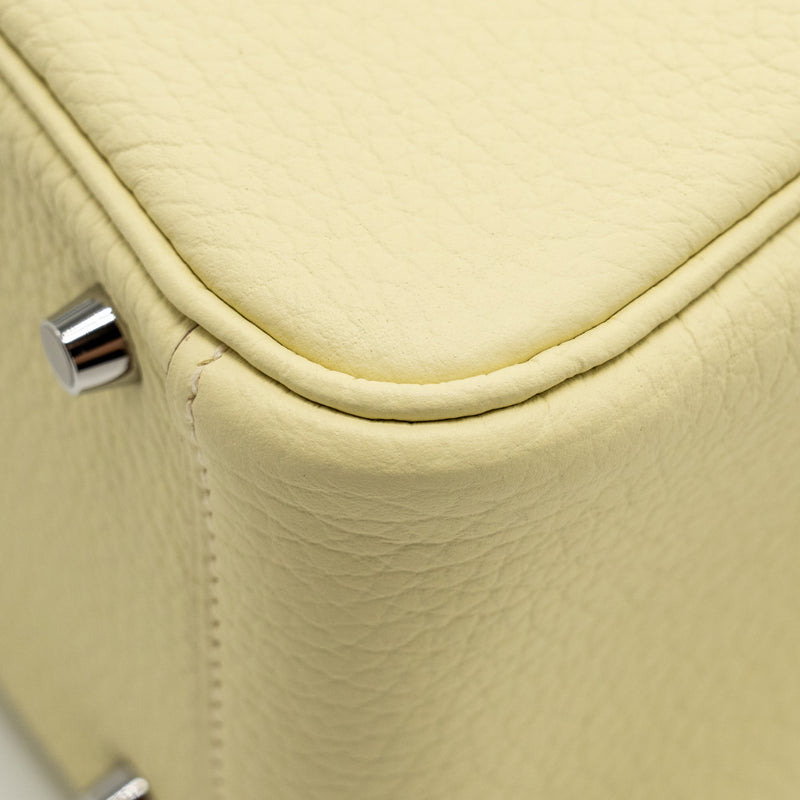 Hermes Mini Lindy II Clemence Jaune Milton SHW Stamp W