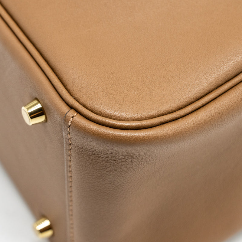 Hermes Mini Lindy Swift Alezan/Biscuit GHW Stamp Z