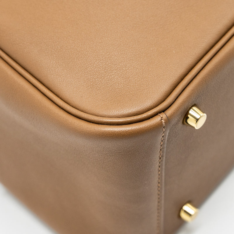 Hermes Mini Lindy Swift Alezan/Biscuit GHW Stamp Z