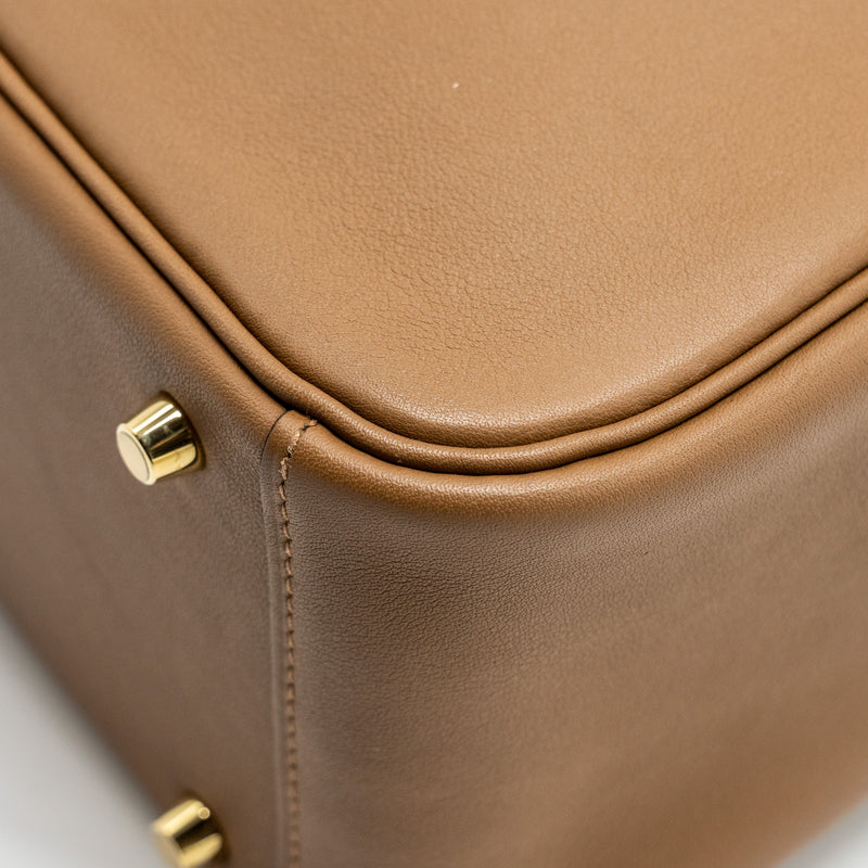 Hermes Mini Lindy Swift Alezan/Biscuit GHW Stamp Z