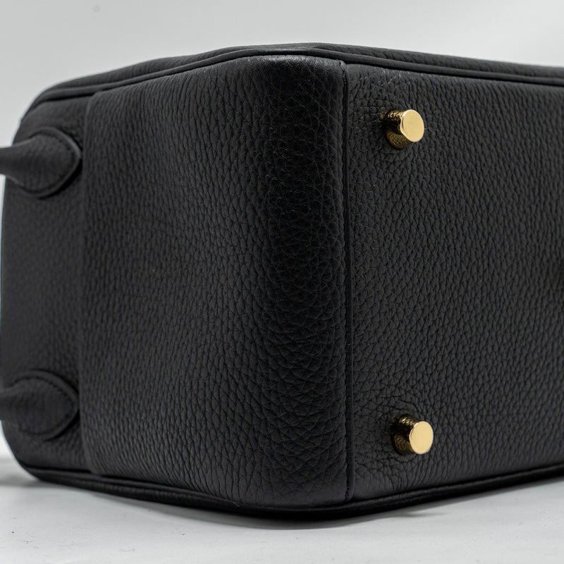Hermes Lindy 26 Clemence Black GHW Stamp W