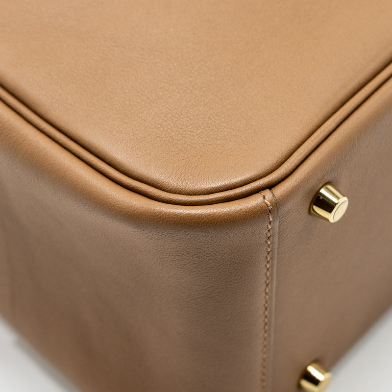 Hermes Mini Lindy Swift Alezan/Biscuit GHW Stamp Z