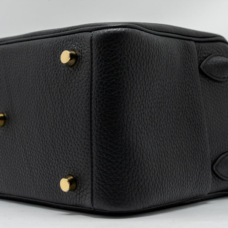 Hermes Lindy 26 Clemence Black GHW Stamp W