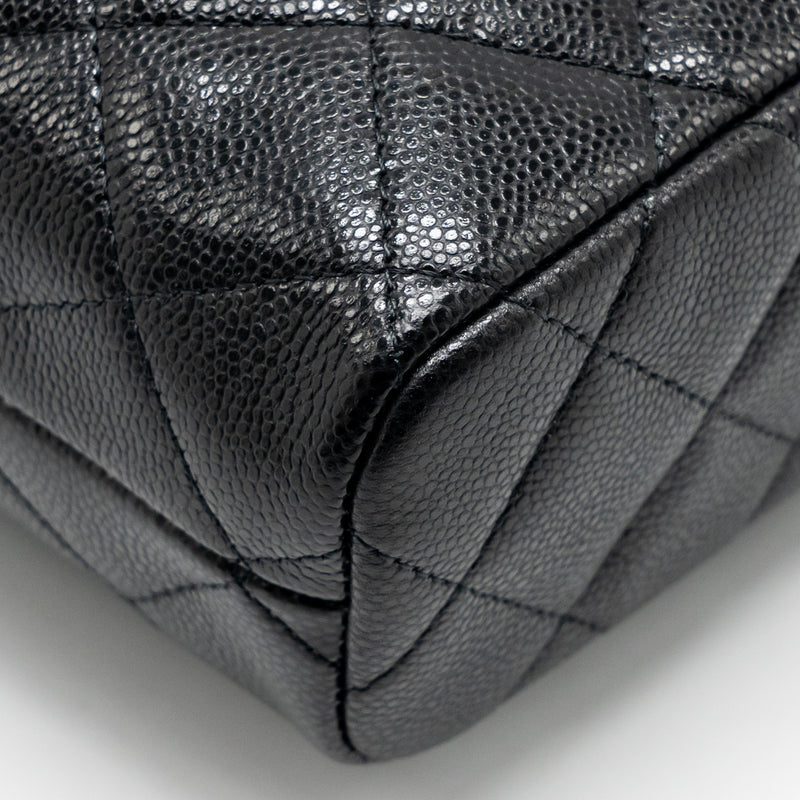 Chanel 25c Quilted Hobo Bag Caviar Black GHW (microchip)