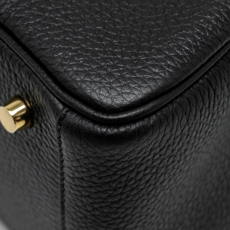 Hermes Lindy 26 Clemence Black GHW Stamp W