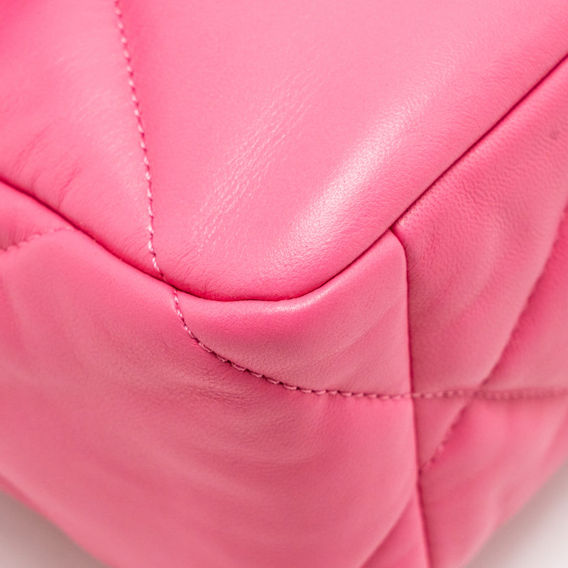 Chanel Large 19 Bag Lambskin Pink Multicolour Hardware (microchip)