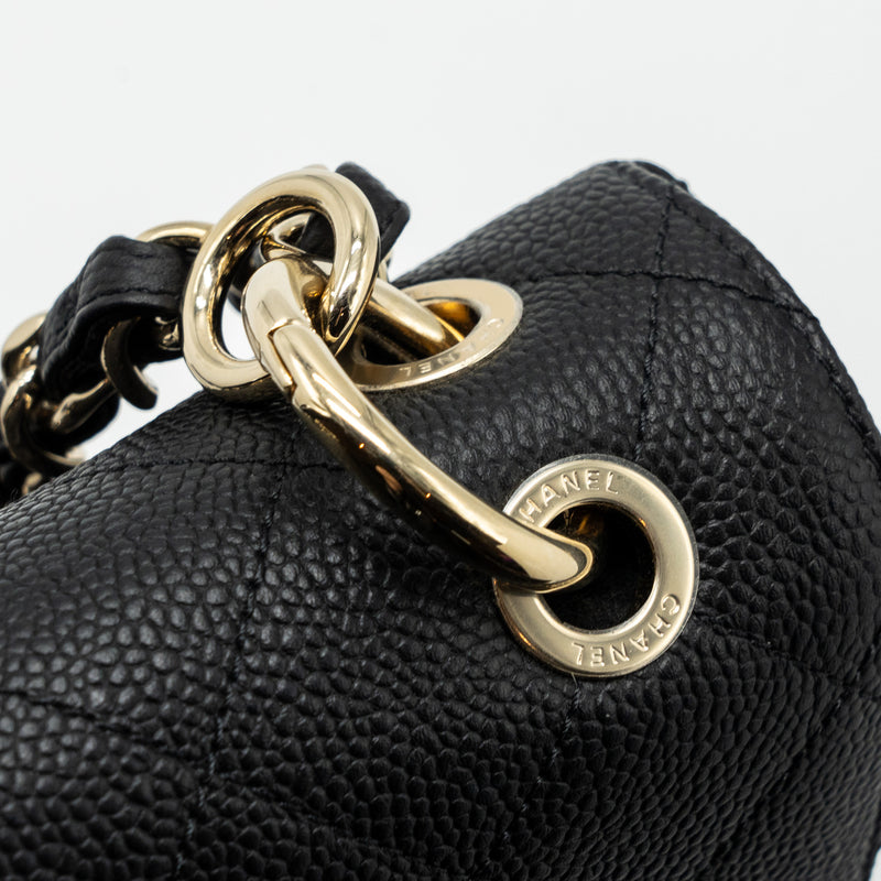 CHANEL Black Quilted Calfskin Leather Single Flap Bag - The Purse