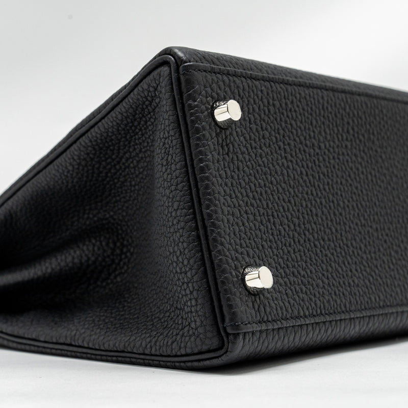 Hermes Kelly 28 Togo Black SHW Stamp W