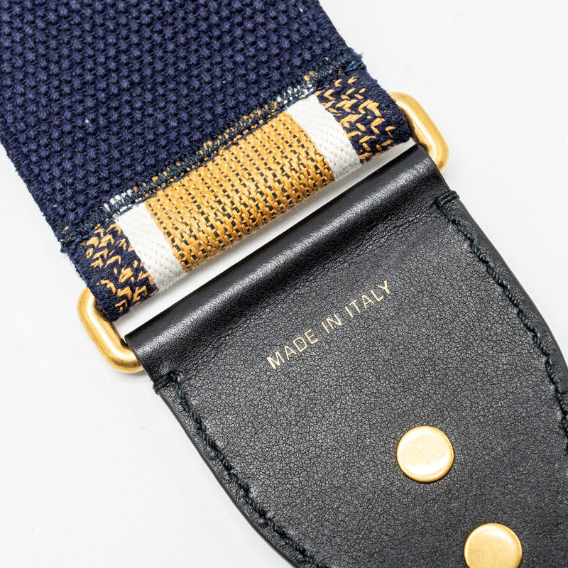 Dior Shoulder Strap Canvas/Leather Multicolour GHW