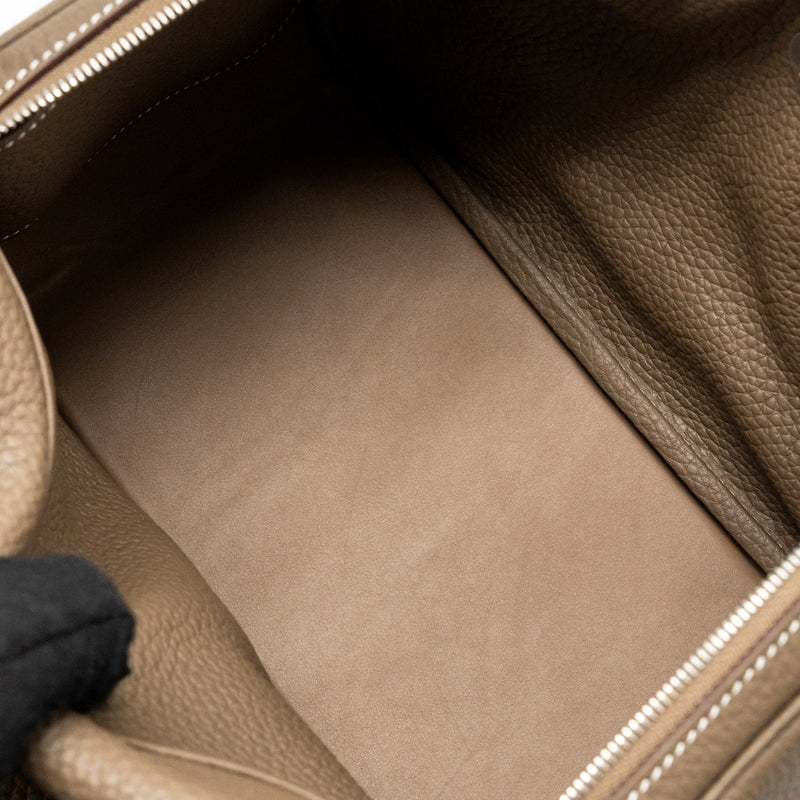 Hermes Lindy 26 Clemence etoupe SHW stamp U