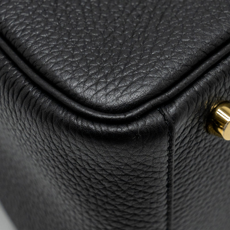 Hermes Lindy 26 Clemence Black GHW Stamp W