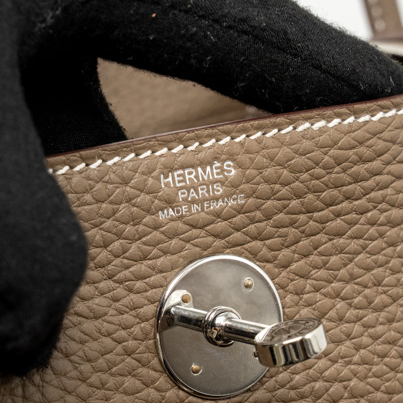 Hermes Lindy 26 Clemence etoupe SHW stamp U