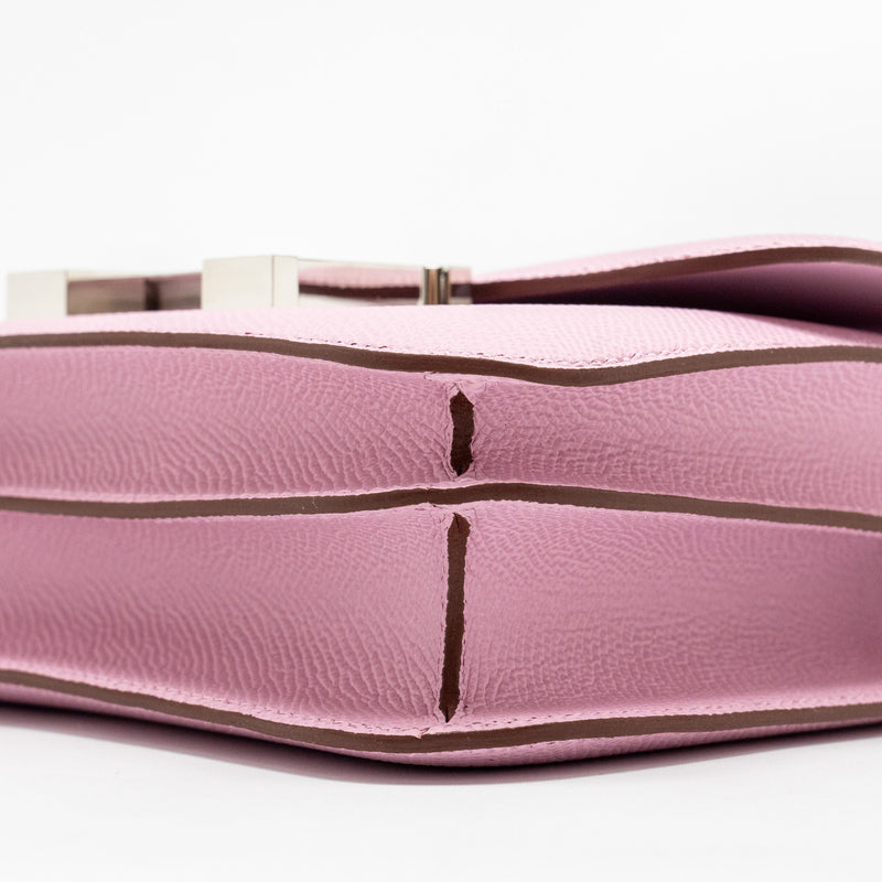 Hermes Mini Constance Epsom X9 Mauve Sylvestre SHW Stamp B