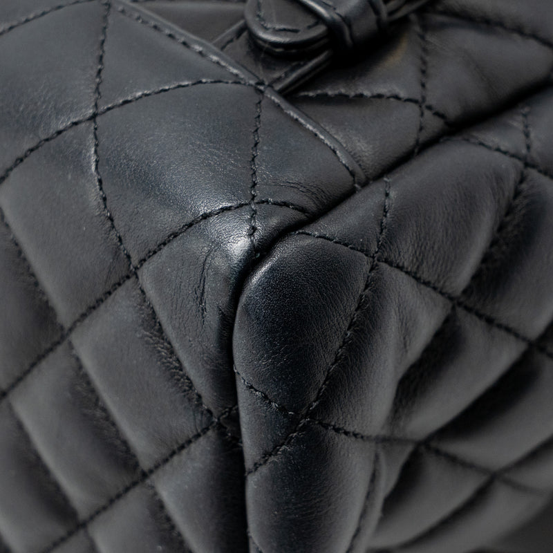 Chanel Small Urban Spirit Quilted Backpack Calfskin Black GHW