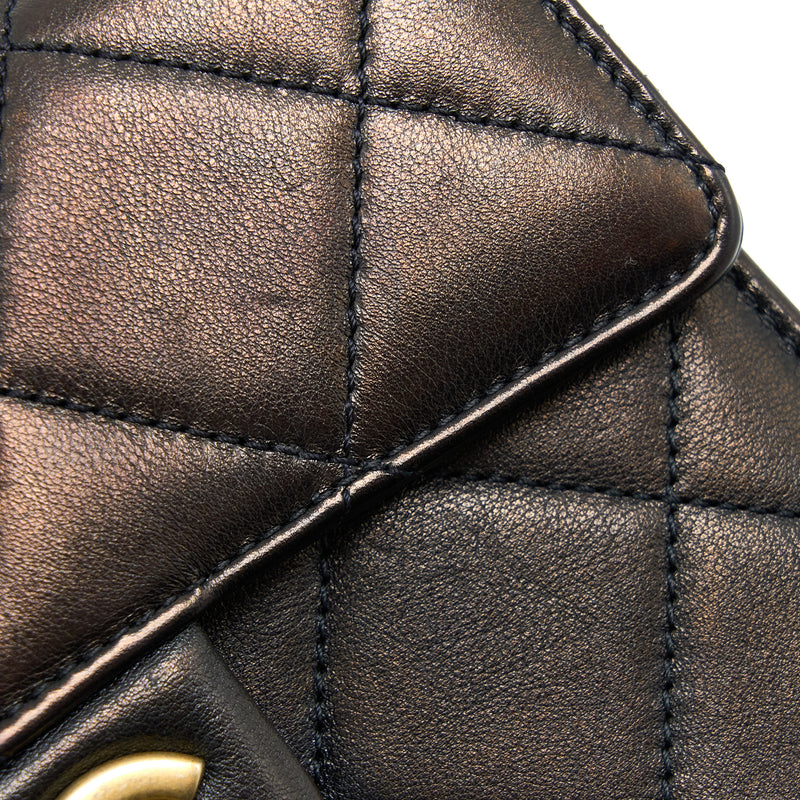 Chanel 21S Moon Messenger Bag Calfskin Black GHW