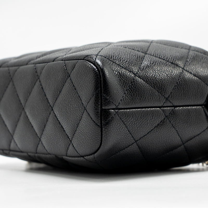 Chanel 25c Quilted Hobo Bag Caviar Black LGHW (microchip)
