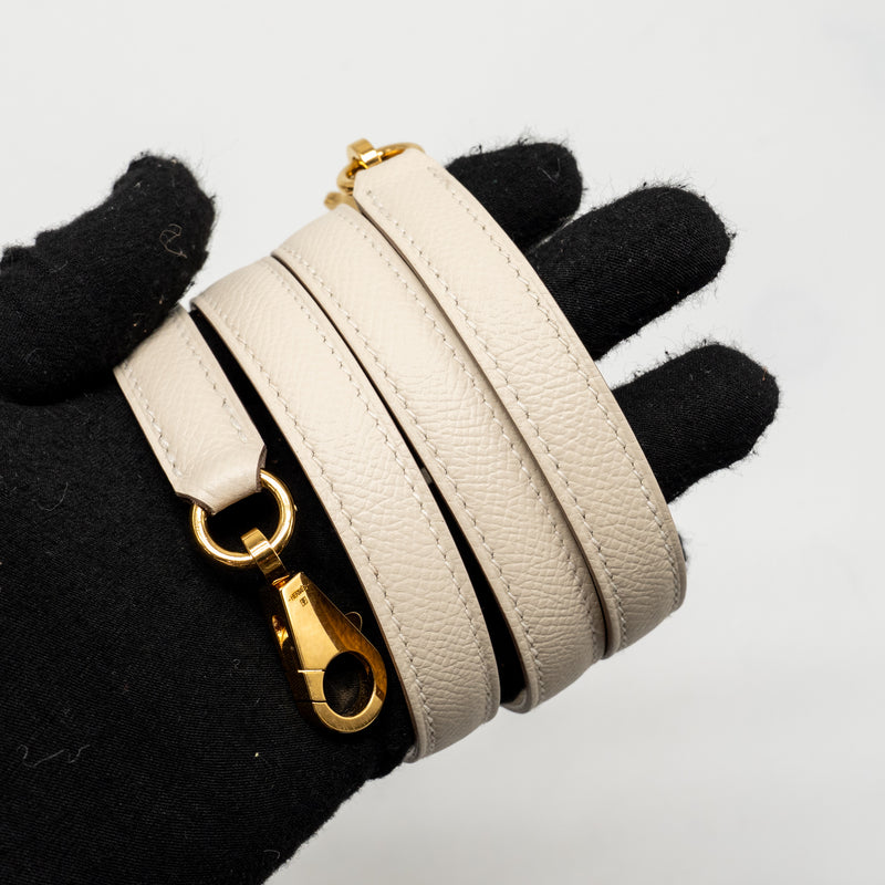 Hermes Kelly 25 epsom Craie GHW stamp Y