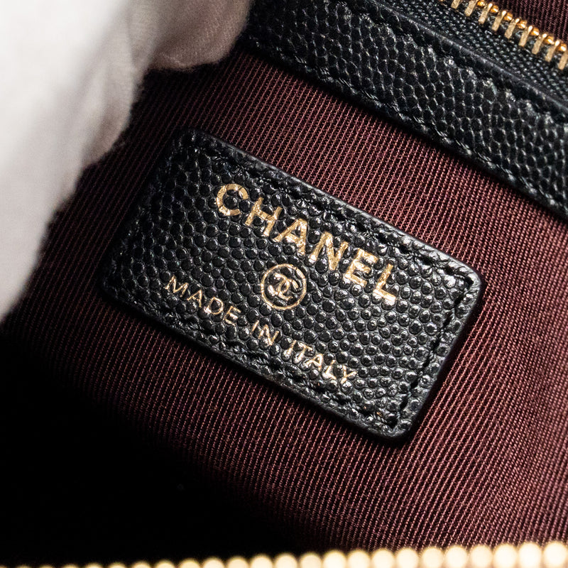 Chanel Classic O-Case Pouch/Clutch Caviar Black GHW
