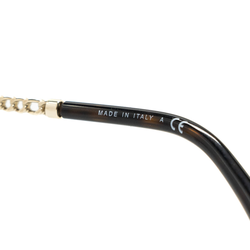 Chanel round glasses frames silver tone