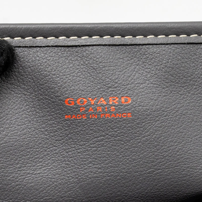 Goyard Mini Anjou Tote Bag Goyardine Canvas Grey SHW