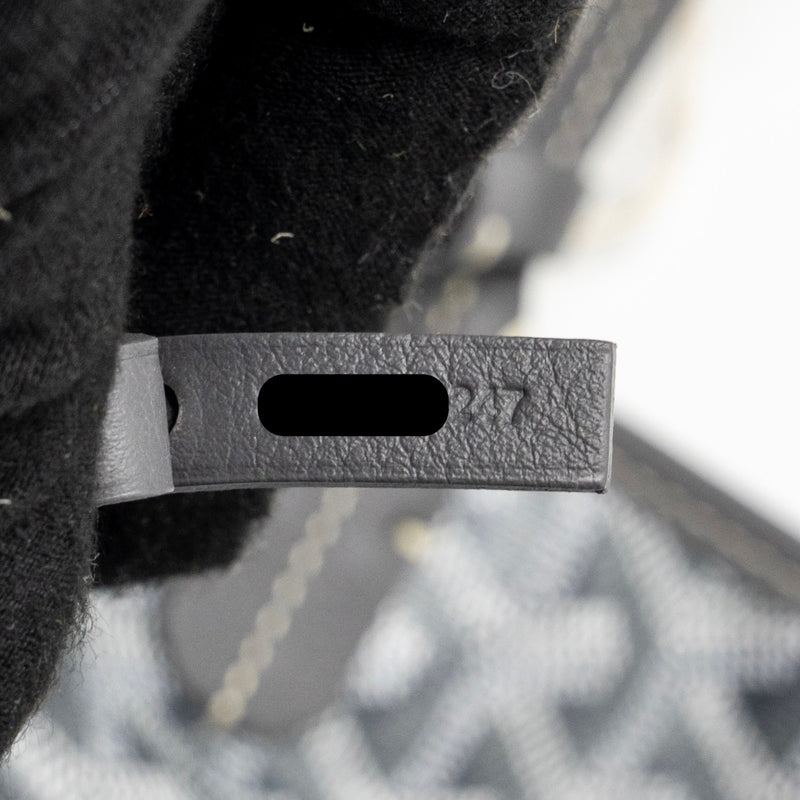 Goyard Mini Anjou Tote Bag Goyardine Canvas Grey SHW