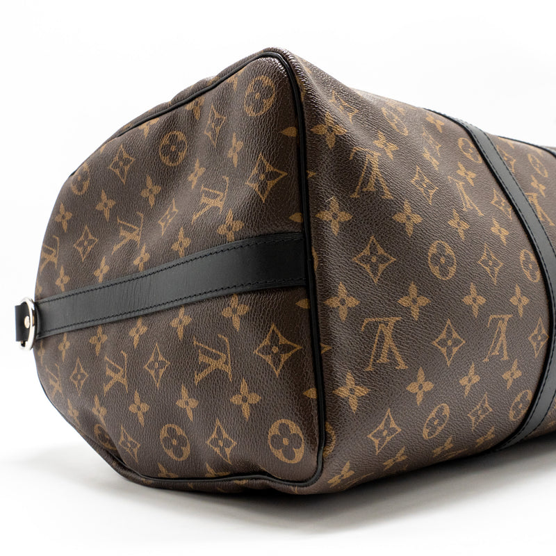 Louis Vuitton Keepall Bandouliere 45 Monogram Macassar SHW