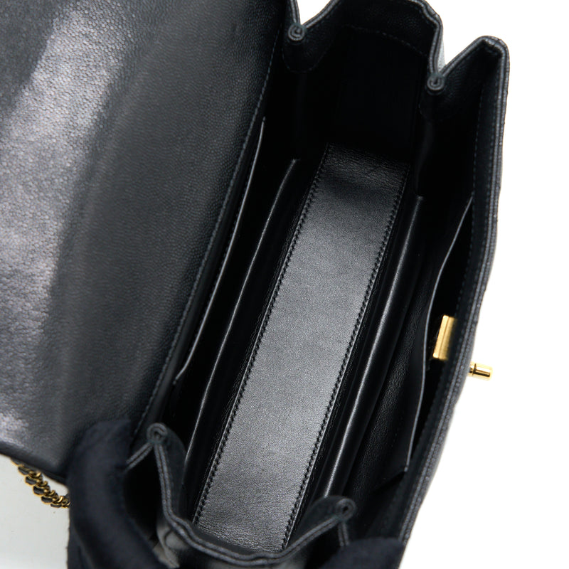 Chanel 22K Coco First Caviar Black GHW (Microchip)