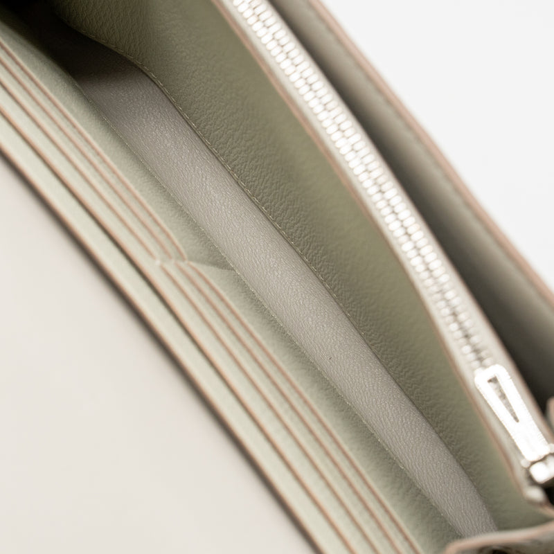 Hermes Constance to go Matte alligator Mississippiensis 8L beton SHW stamp U