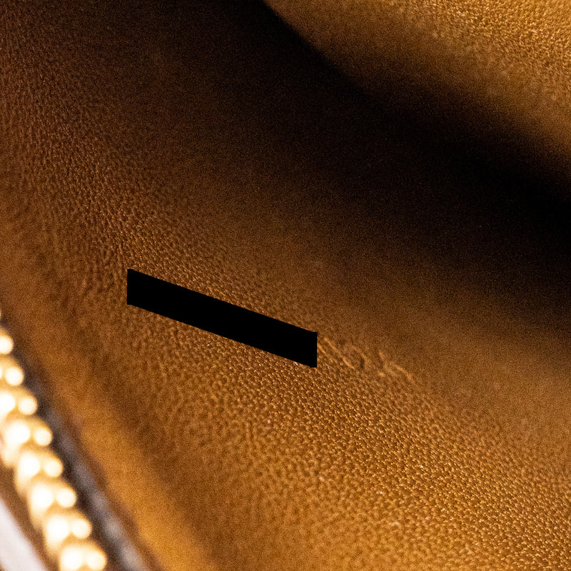Celine Medium Classic Box Bag Calfskin Brown GHW
