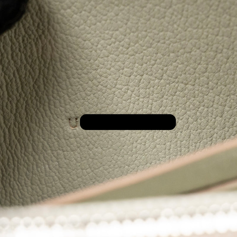 Hermes Constance to go Matte alligator Mississippiensis 8L beton SHW stamp U