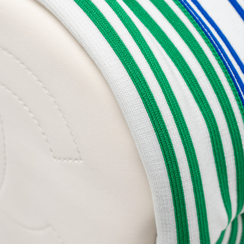 Chanel Venice Biarritz Drawstring Bucket Bag Fabric/Lambskin White/Multicolour SHW