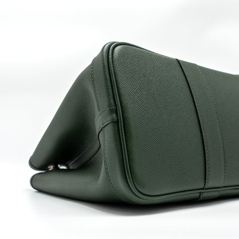 Hermes Garden Party 30 Epsom Vert Anglais SHW Stamp A
