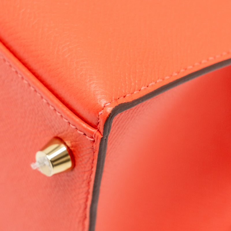 Hermes Kelly 32 Epsom T5 Rose Jaipur GHW Stamp T