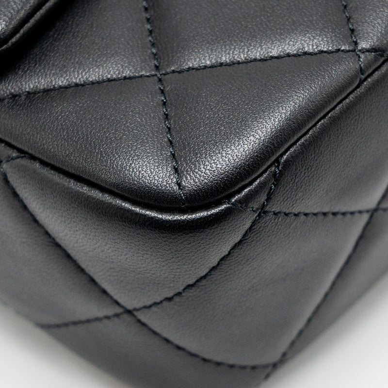 Chanel MY Perfect Mini Flap Bag Lambskin Black GHW (Microchip)