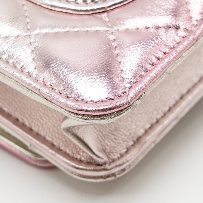 Chanel 21k Wallet On Chain Iridescent Lambskin LGHW(microchip)