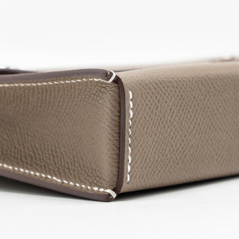 Hermes Hermesnap Epsom Etoupe SHW Stamp W