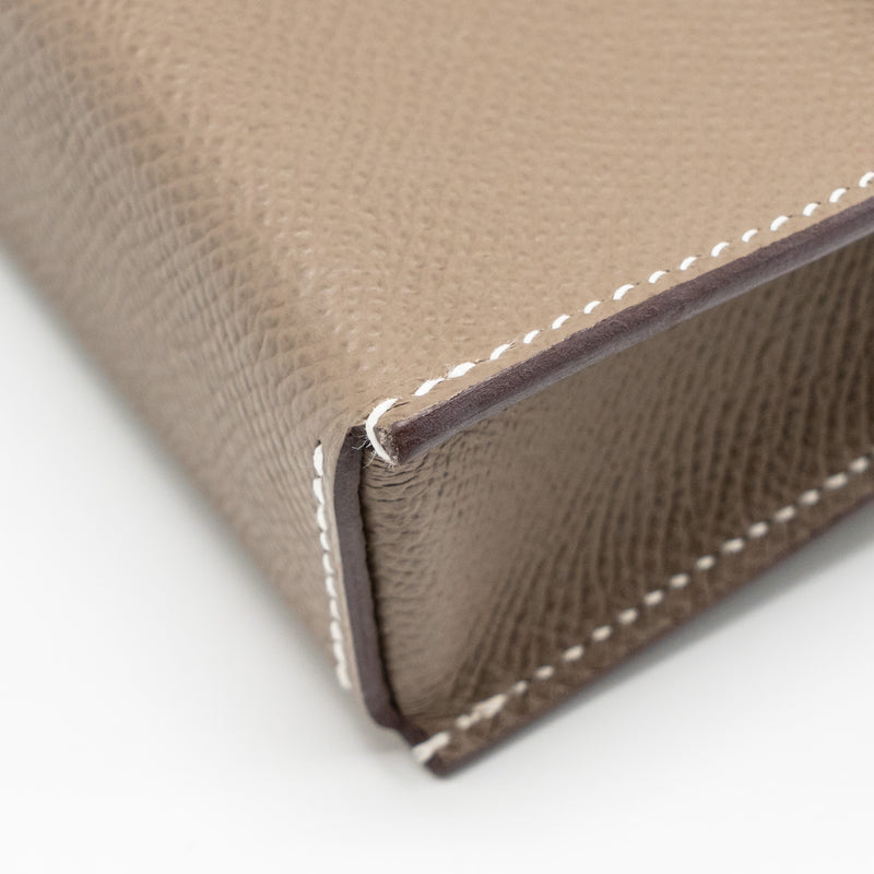 Hermes Hermesnap Epsom Etoupe SHW Stamp W