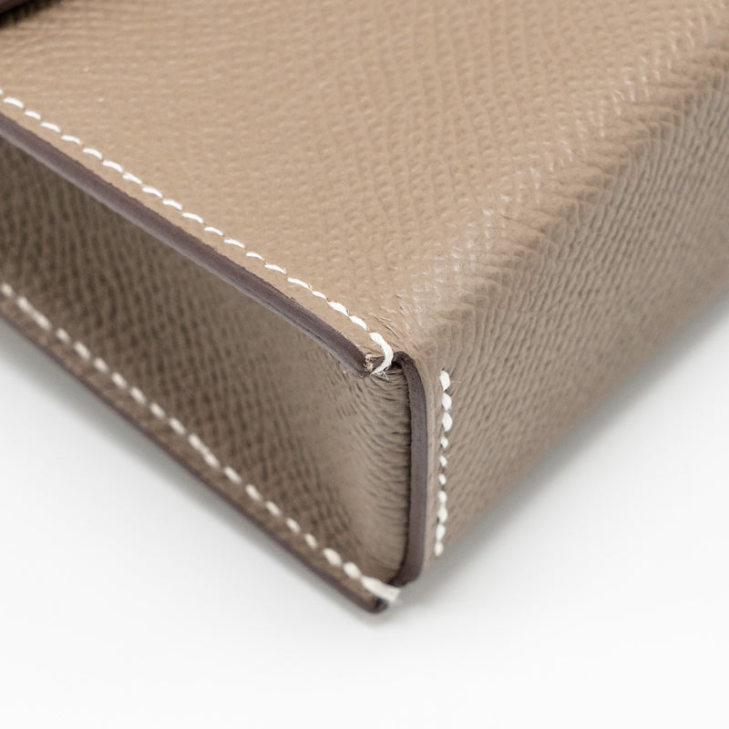 Hermes Hermesnap Epsom Etoupe SHW Stamp W