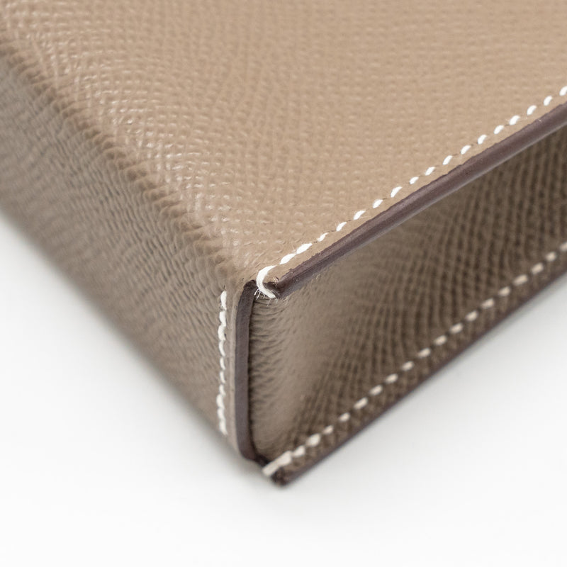 Hermes Hermesnap Epsom Etoupe SHW Stamp W