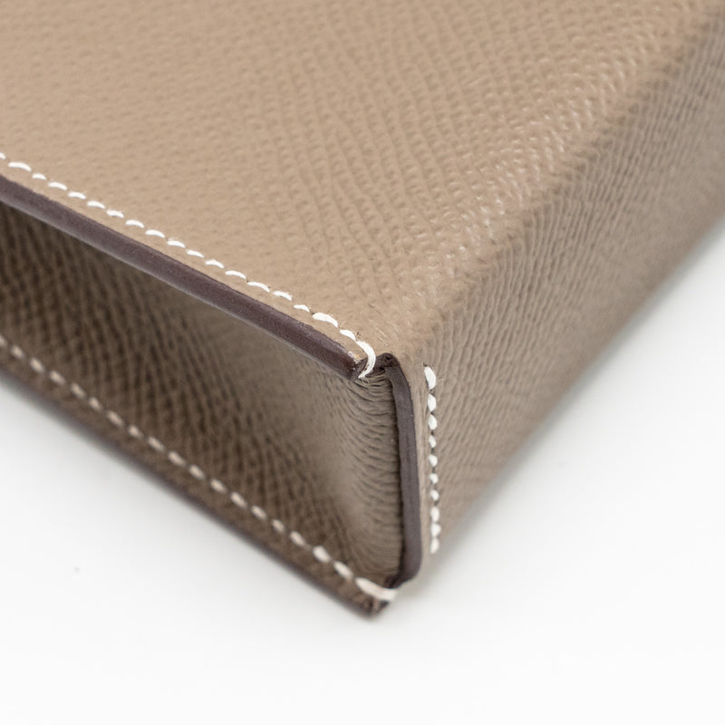 Hermes Hermesnap Epsom Etoupe SHW Stamp W