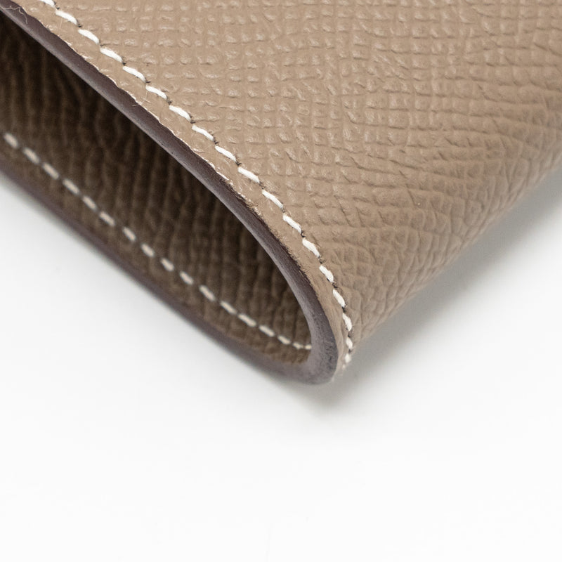 Hermes Kelly To GO Epsom Etoupe SHW Stamp B